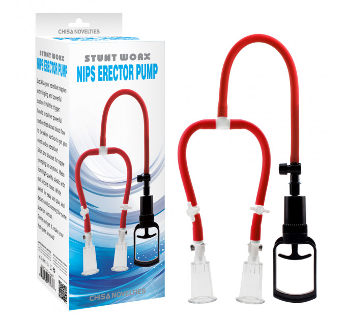 Помпа для сосков Chisa Stunt Worx Nips Erector Pump механическая