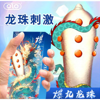 Презервативы OLO Nine Dragon (1 шт. презерватив с шипом и 1 шт. ультра тонкий презерватив)