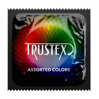 Презервативы Trustex Assorted Colors разных цветов, со смазкой Презервативы Trustex Assorted Colors разных цветов, со смазкой