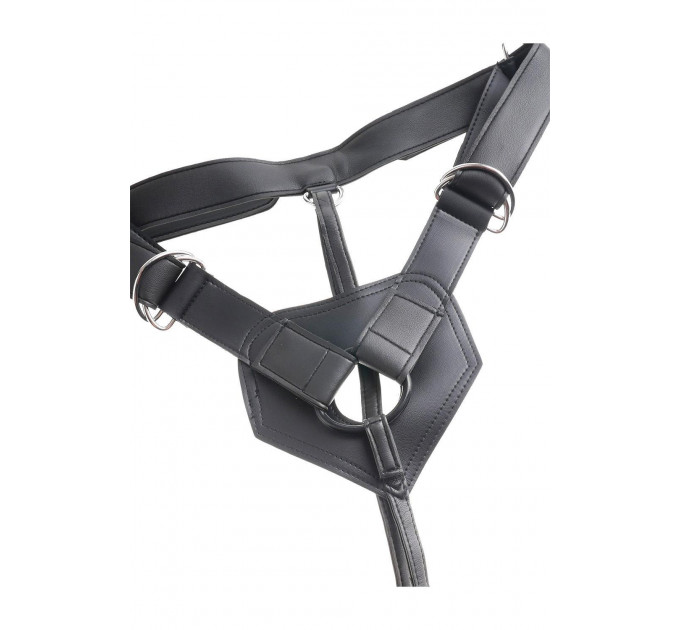 Страпон реалистичный Pipedream King Cock Strap-On с кольцевой крепью, на трусиках, бежевый