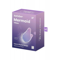 Стимулятор з повітряним імпульсом + вібрація Satisfyer Mermaid Vibes бузково-рожевий