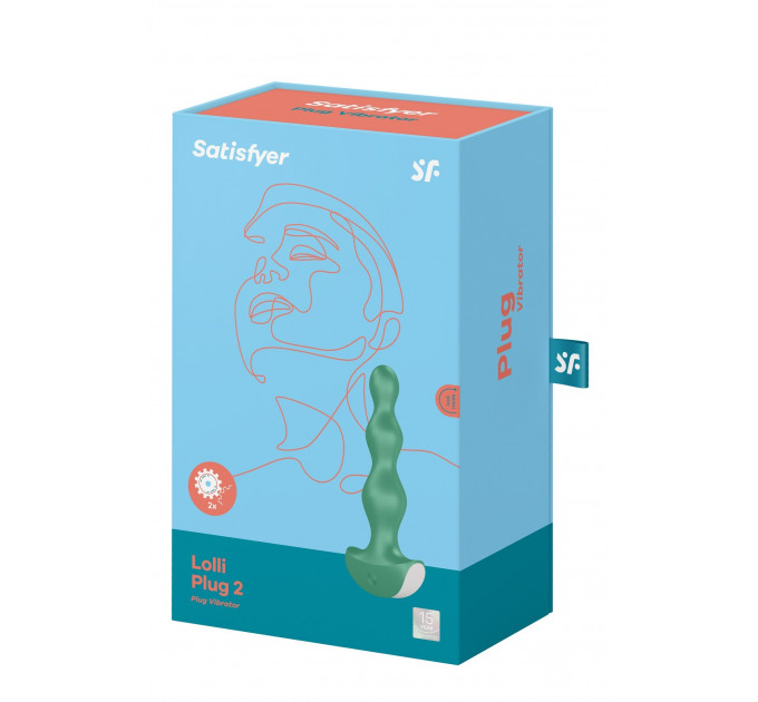 Анальная пробка с вибрацией Satisfyer Lolli-Plug 2 green