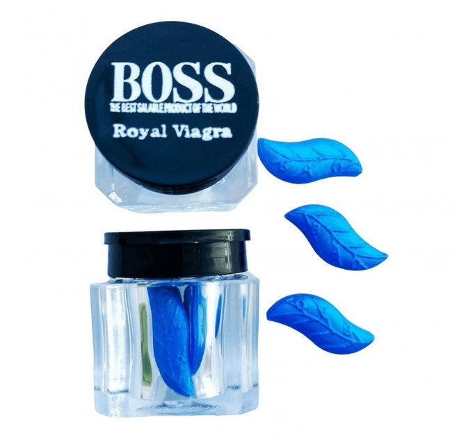 Таблетки для потенції Boss Royal Viagra за (ціна за баночку, 3 капсули)
