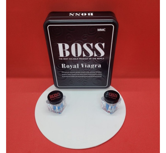 Таблетки для потенції Boss Royal Viagra за (ціна за баночку, 3 капсули)