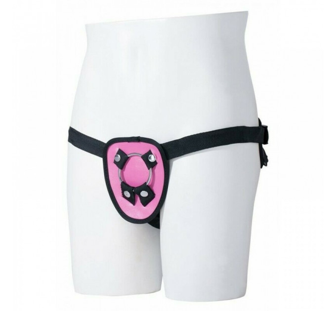 Трусики HARNESS с кольцами STRAP ON HARNESS PINK