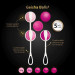 Набор вагинальных шариков Gvibe Geisha Balls 3, силиконовые, розовый, 5 штук