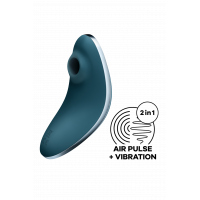 Вакуумний кліторальний стимулятор Satisfyer Vulva Lover 1 із вібрацією, синій