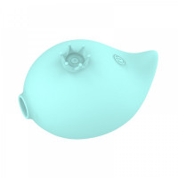 Вакуумный стимулятор клитора RACHEL Vibrating & Sucking Fish USB 9 functions, Blue