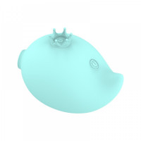 Вакуумный стимулятор клитора RACHEL Vibrating & Sucking Fish USB 9 functions, Blue