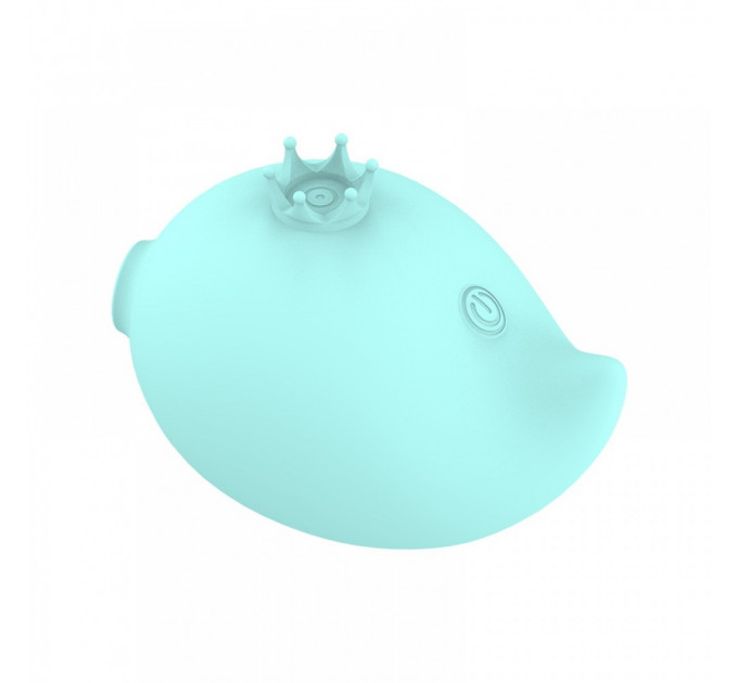 Вакуумный стимулятор клитора RACHEL Vibrating & Sucking Fish USB 9 functions, Blue