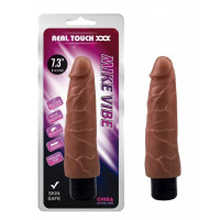 Вибратор реалистичный из киберкожи Chisa Real Touch XXX Mike Vibe, коричневый