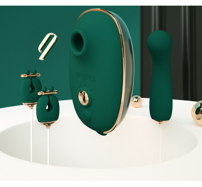 Вібратор для точки G, Qingnan No. 1 Super Soft G-spot Vibrator Green