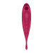 Вибратор с волновой стимуляцией Satisfyer Twirling Pro+ с приложением, красный