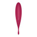 Вибратор с волновой стимуляцией Satisfyer Twirling Pro+ с приложением, красный