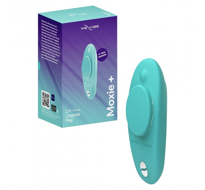Вибратор в трусики WE-VIBE Moxie+ Aqua