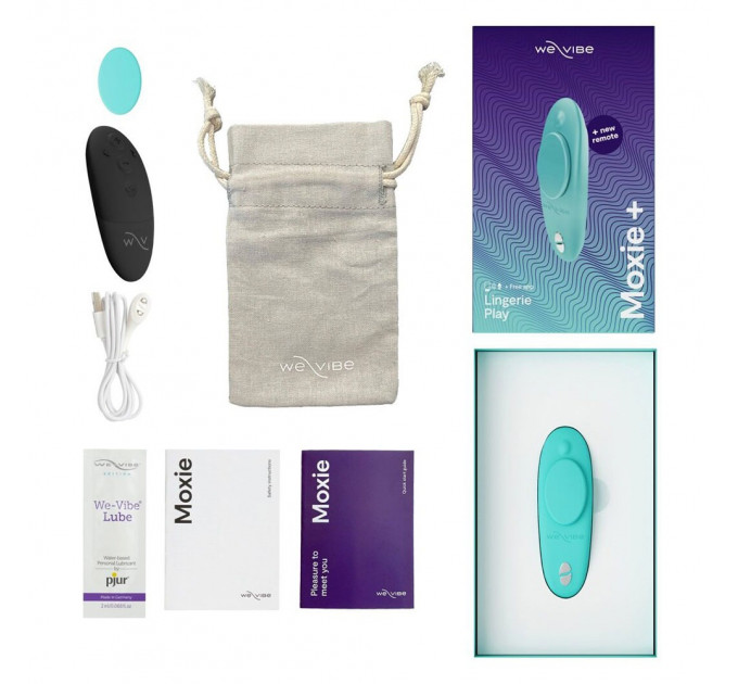 Вибратор в трусики WE-VIBE Moxie+ Aqua