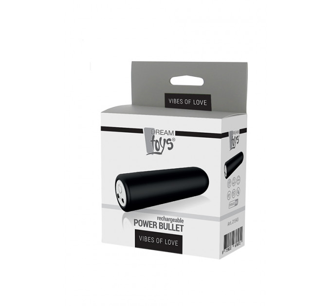 Вибропуля VIBES OF LOVE POWER BULLET BLACK