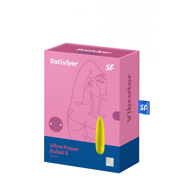 Вибропуля с глубокой вибрацией Satisfyer Ultra Power Bullet 5 Yellow