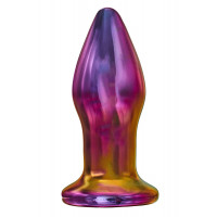 Анальная пробка с вибрацией стеклянная Dream Toys GLAMOUR GLASS PLUG