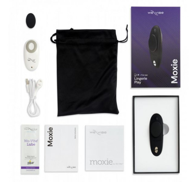 Вибратор в трусики Moxie от We-Vib с функцией управлением с телефона BLACK