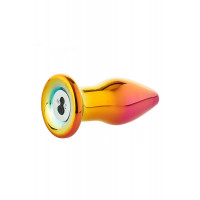 Анальная пробка с вибрацией стеклянная Dream Toys GLAMOUR GLASS PLUG