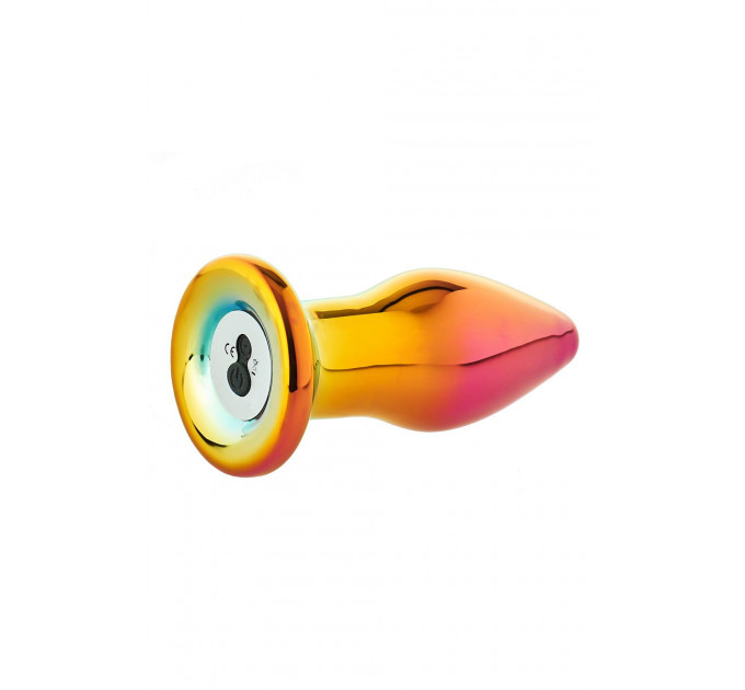 Анальная пробка с вибрацией стеклянная Dream Toys GLAMOUR GLASS PLUG