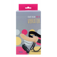 Страпон с вибрацией REALISTIC HOLLOW STRAP ON VIBRATOR 8INCH