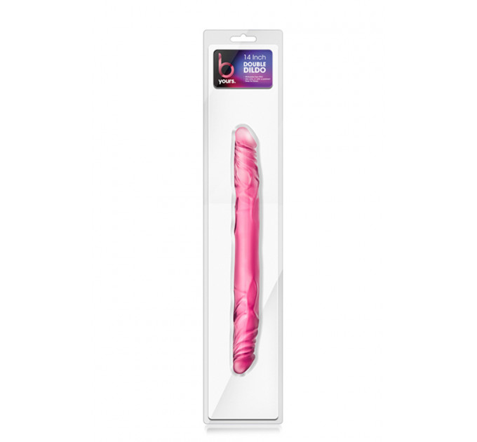 Фаллоимитатор двойной реалистичный Blush розовый, 35.5 х 3.5 см
