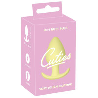 Анальна пробка Cuties Plugs, жовтий