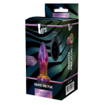 Анальная пробка с вибрацией стеклянная Dream Toys GLAMOUR GLASS PLUG
