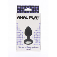 Анальна пробка силікон маленька Diamond Booty Jewel S Toy Joy