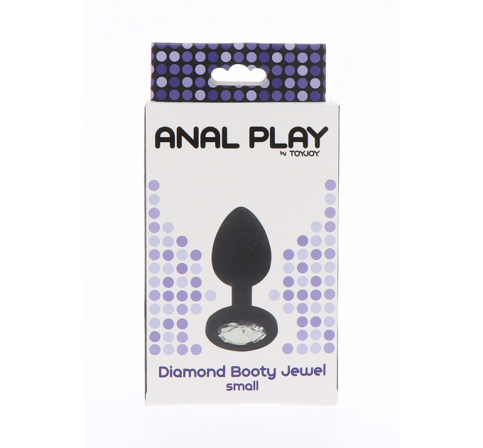 Анальная пробка силикон маленькая Diamond Booty Jewel S Toy Joy