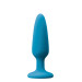 Анальная пробка силикон NS Novelties COLOURS PLEASURES SMALL PLUG BLUE
