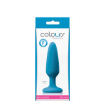 Анальная пробка силикон NS Novelties COLOURS PLEASURES SMALL PLUG BLUE