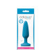 Анальная пробка силикон NS Novelties COLOURS PLEASURES SMALL PLUG BLUE