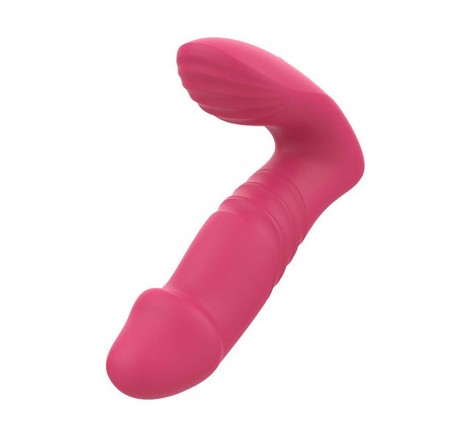 Анальный вибратор DREAM TOYS Essentials с поступательными движениями, розовый