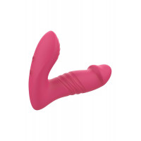 Анальний вібратор DREAM TOYS Essentials із поступальними рухами, рожевий