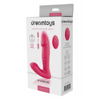 Анальний вібратор DREAM TOYS Essentials із поступальними рухами, рожевий