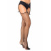 Чулки в сеточку Daring Intimates, черные, One Size