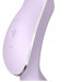 Подвійний вібратор із вакуумною стимуляцією Satisfyer Curvy Trinity 2 violet