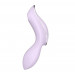 Подвійний вібратор із вакуумною стимуляцією Satisfyer Curvy Trinity 2 violet