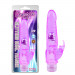 Подвійний вібратор Chisa Novelties Jelly Glitters Dual Teaser Purple
