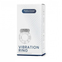 Эрекционное кольцо Medica-Group Vibration Ring с вибрацией, прозрачный