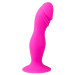Анальный плаг на присоске Pink Silicone Suction Cup Dildo 15 x 4 см