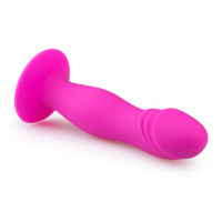 Анальный плаг на присоске Pink Silicone Suction Cup Dildo 15 x 4 см