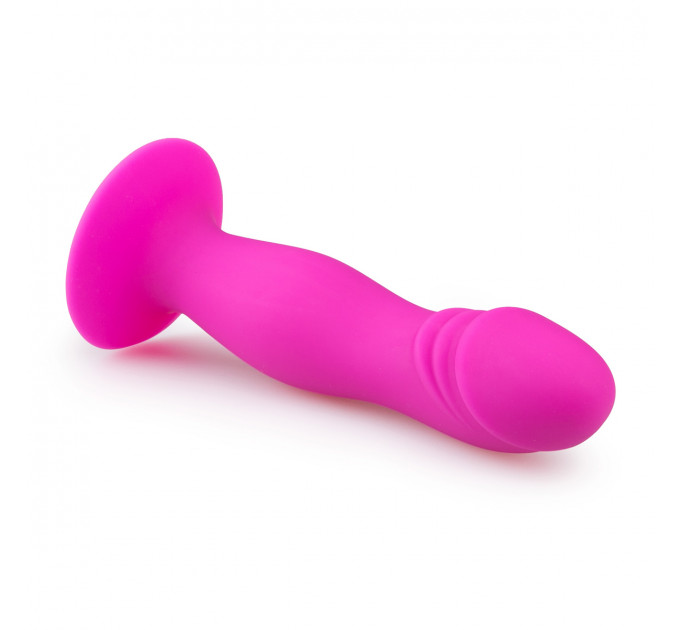 Анальный плаг на присоске Pink Silicone Suction Cup Dildo 15 x 4 см