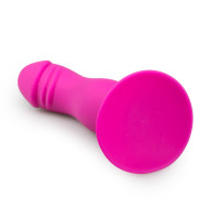 Анальный плаг на присоске Pink Silicone Suction Cup Dildo 15 x 4 см