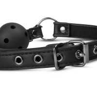 Кляп з зажимами на соски Open Ball Gag With Nipple Clamps