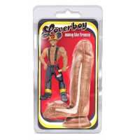 Фаллоимитатор реалистичный Blush Loverboy Manny The Fireman на присоске, мулат