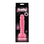 Фаллоимитатор розовый светящийся FIREFLY 5" GLOWING DILDO PINK
